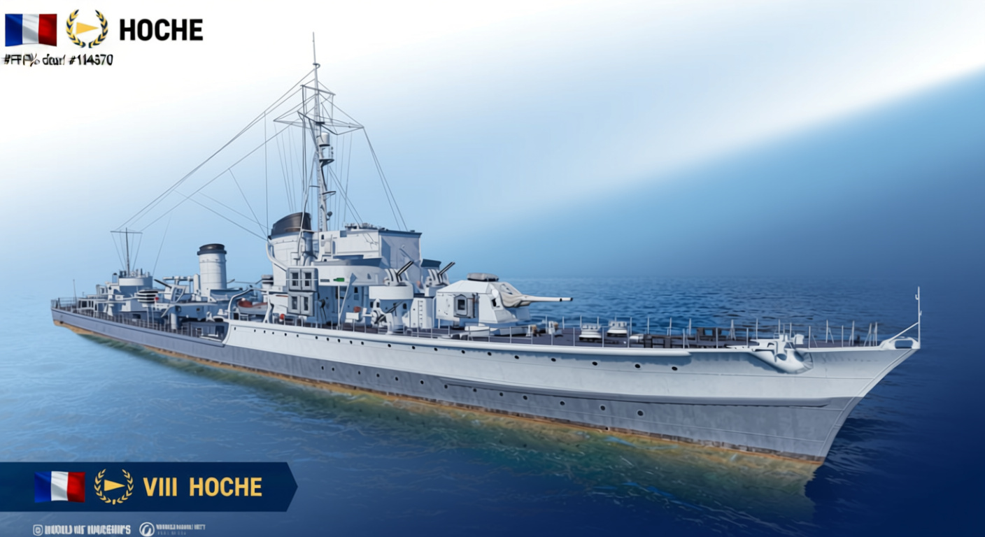 French Destroyer Hoche
