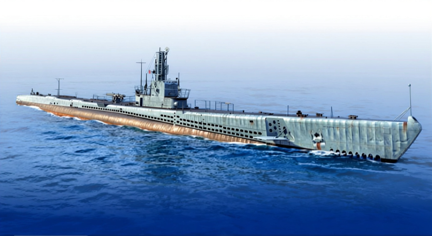 Salmon submarine