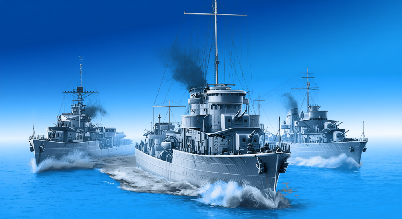 Destroyer and fleet meta illustration