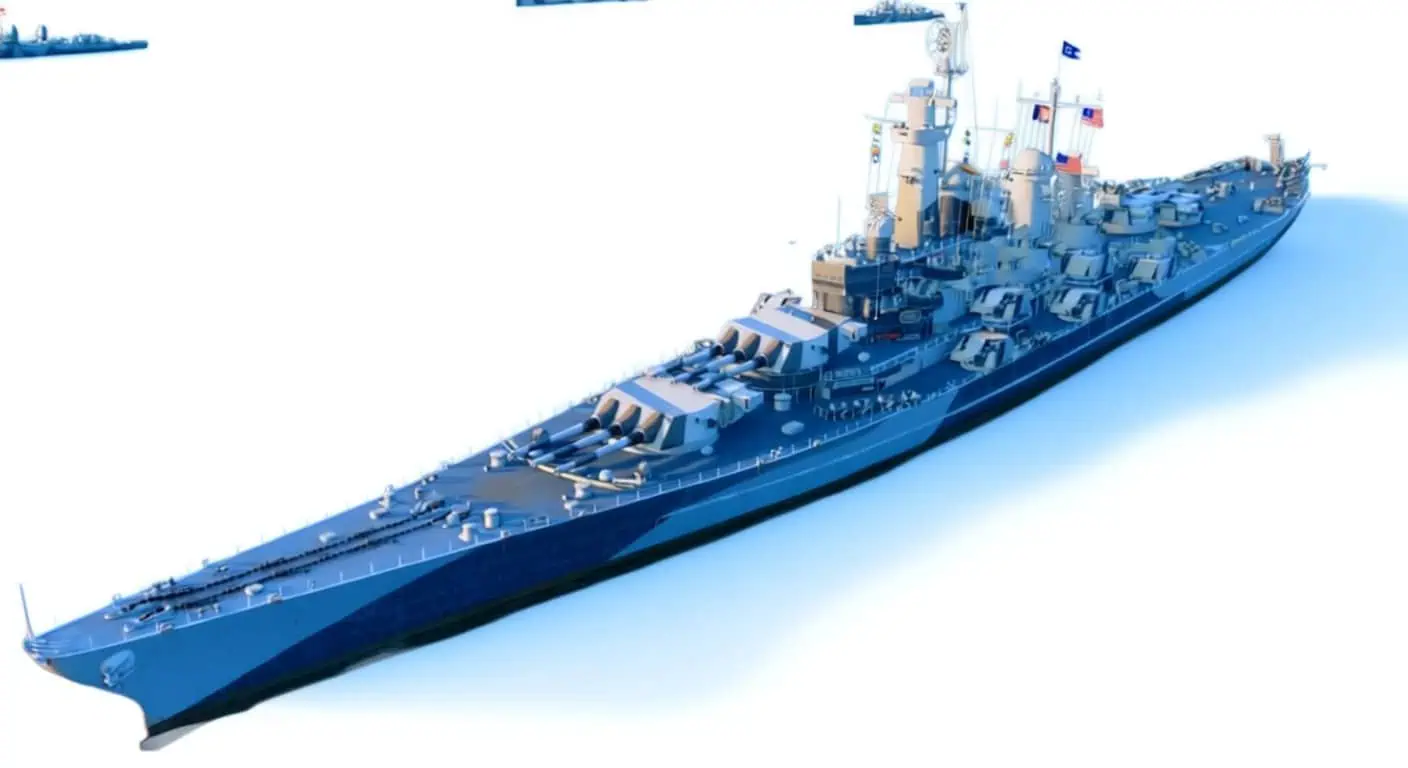 Montana firing main guns
