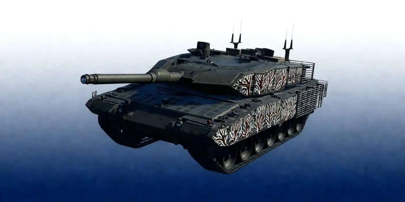 Standout tank in battlefield