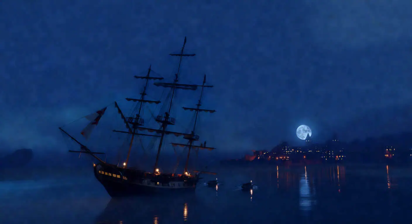 Trade route artwork