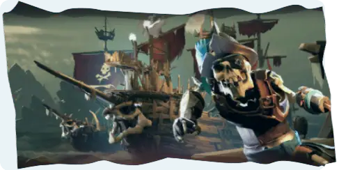 battle with a skeleton fleet
