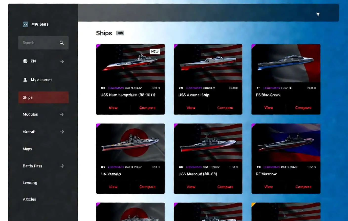 Stats and ships on MacBook