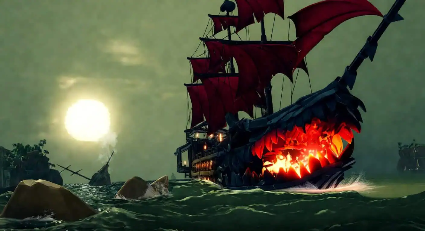 Burning Blade ghost ship