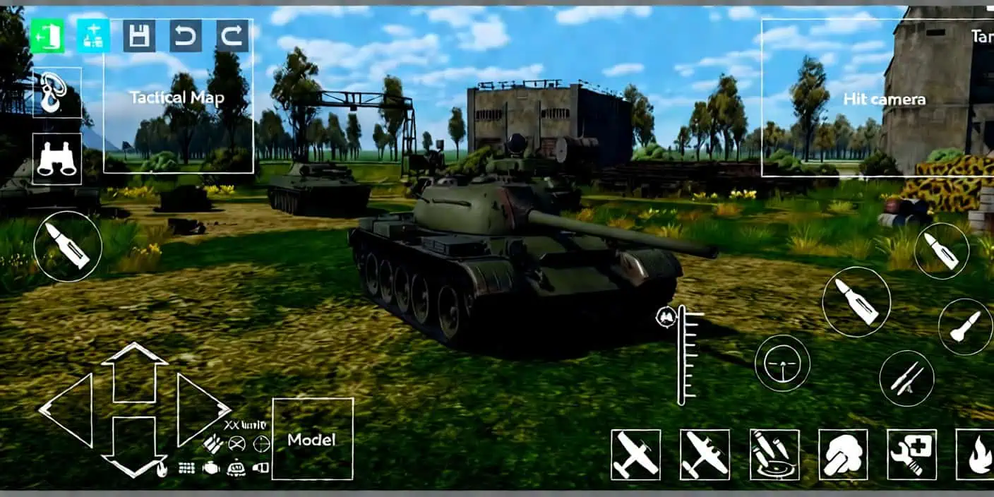 Touch controls editor screenshot