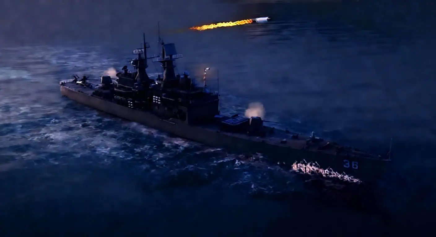 California-class cruiser side view