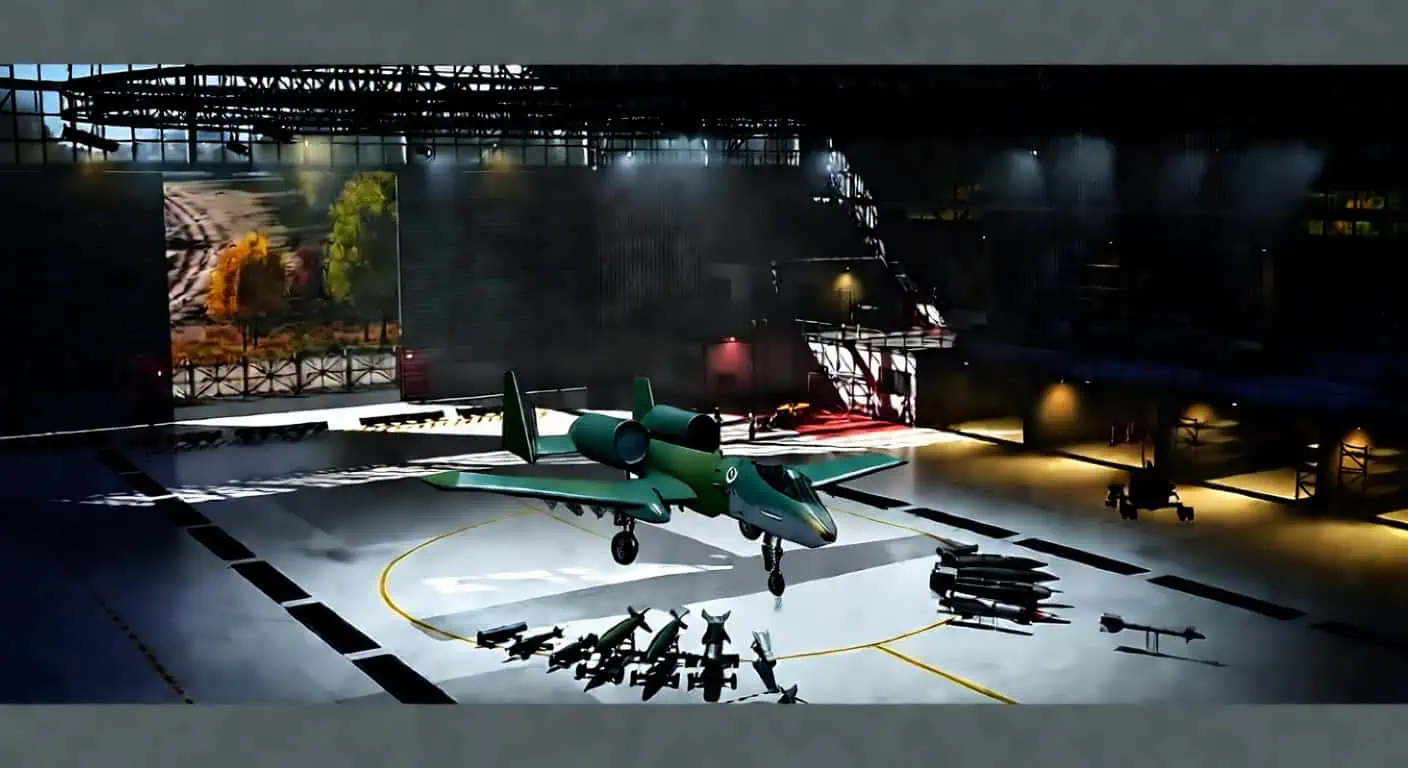 War Thunder Mobile hangar help image