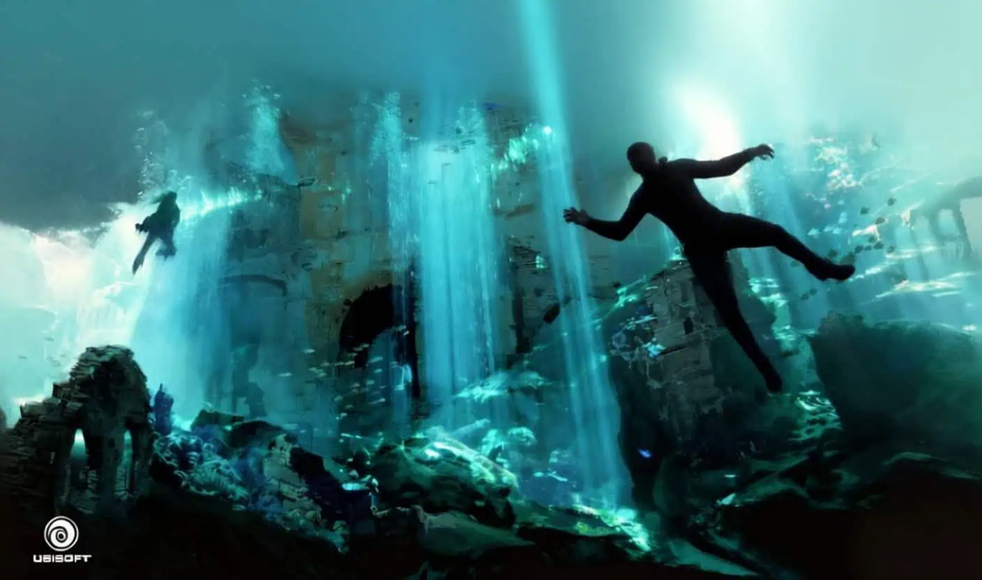 Underwater passage in Black Flag Resynced