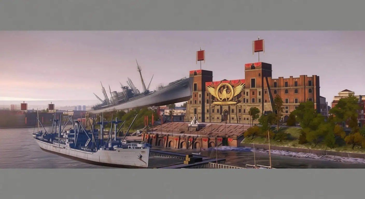 En Port Taranto in-game screenshot