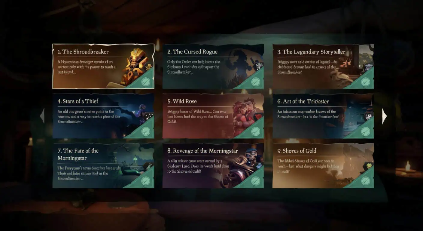Tall Tales map locations